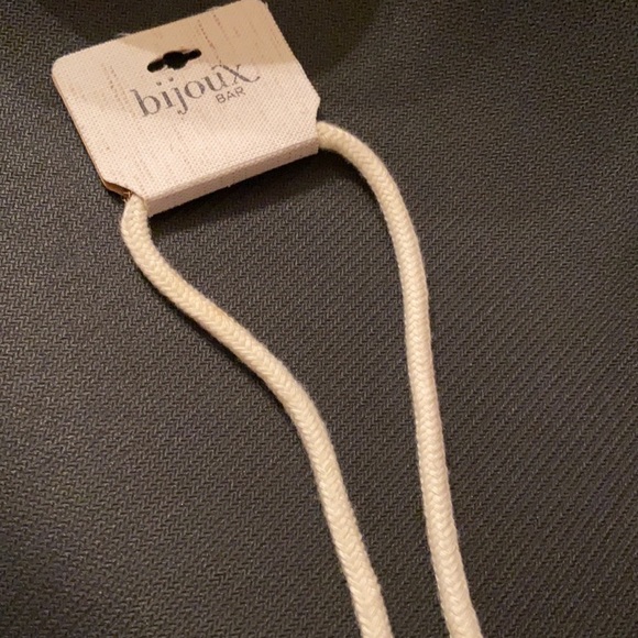 Bijoux Bar Women’s Bohemian Style Neutral Color With Gold Mix Beaded Necklace - Picture 2 of 3